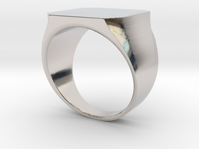 Signet Ring Base in Platinum: 7.25 / 54.625
