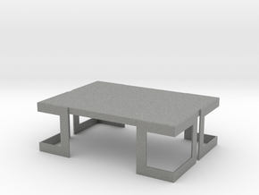 Modern Miniature 1:48 Table in Gray PA12: 1:48 - O