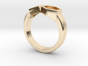 Everything And Nothing Ring (size 10) in 14k Gold Plated Brass