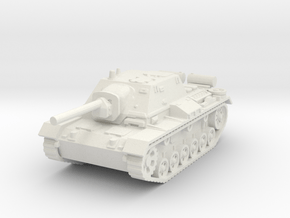 SU-76 i 1/87 in White Natural Versatile Plastic