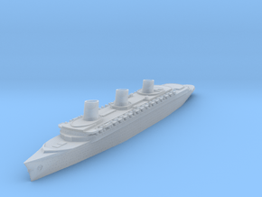 SS Normandie in Smooth Fine Detail Plastic: 1:4800