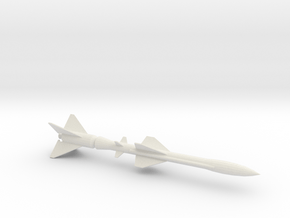 1/72 Scale SA-2C Anti-Aircraft Missile in White Natural Versatile Plastic