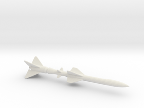1/144 Scale SA-2C Anti-Aircraft Missile in White Natural Versatile Plastic