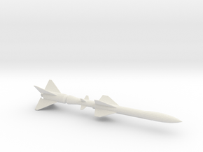 1/96 Scale SA-2C Anti-Aircraft Missile in White Natural Versatile Plastic