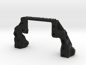 TRX-4 V4 servo on axle 4-link mount  in Black Natural Versatile Plastic