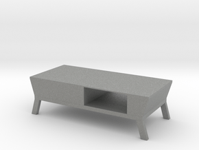 Modern Miniature 1:48 Coffee Table in Gray PA12: 1:48 - O