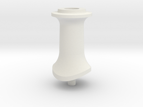 LBSCR E4 Tall Chimney in White Natural Versatile Plastic