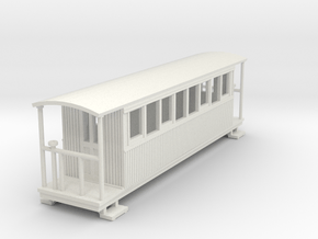 o-100-redlake-tramway-bogie-coach in White Natural Versatile Plastic