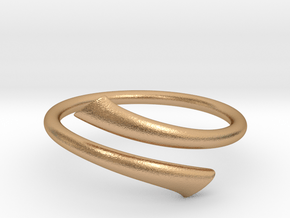 Streamline Open Ring in Natural Bronze: 5 / 49
