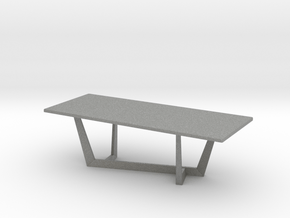 Modern Miniature 1:24 Table in Gray PA12: 1:24