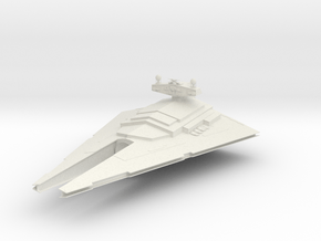 (Armada) Conqueror-Class Star Destroyer V1 in White Natural Versatile Plastic