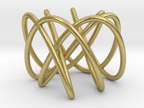 Knot in Natural Brass