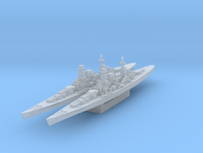 Kronshtadt 380mm guns BB-length (Axis & Allies) in Smooth Fine Detail Plastic