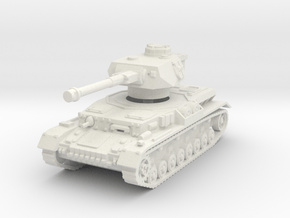 Panzer IV G 1/87 in White Natural Versatile Plastic