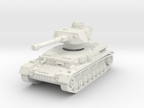 Panzer IV G 1/72 in White Natural Versatile Plastic