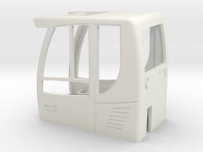Fahrerhaus Bagger 1:32 in White Natural Versatile Plastic