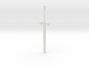 Black Knight’s Sword in White Natural Versatile Plastic