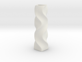 Vase 835 in White Natural Versatile Plastic