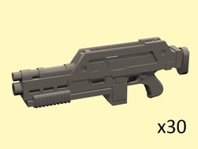 28mm M41 pulse rifle in Tan Fine Detail Plastic