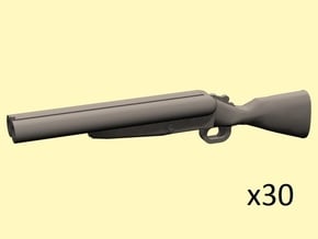 28mm two barrel shotguns in Smoothest Fine Detail Plastic