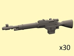 28mm Steampunk Mosin M1891 laser rifles in Tan Fine Detail Plastic
