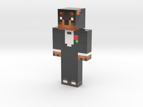 Dobermannx | Minecraft toy in Glossy Full Color Sandstone