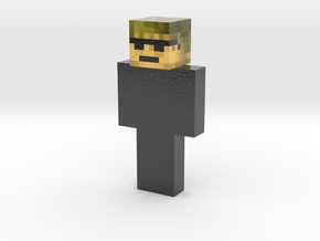 Deathlyghost_3D | Minecraft toy in Glossy Full Color Sandstone