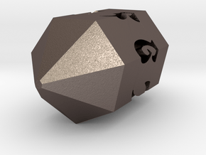 Crystal d7 in Polished Bronzed-Silver Steel