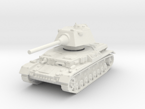 Panzer IV S 1/100 in White Natural Versatile Plastic