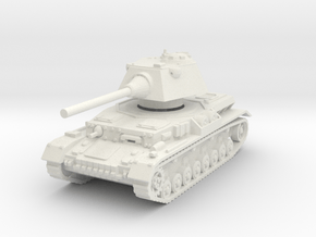 Panzer IV S 1/76 in White Natural Versatile Plastic