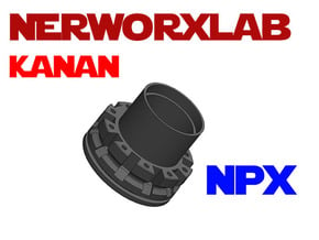 NWL Kanan - NPX Pogo-pin holder in White Natural Versatile Plastic