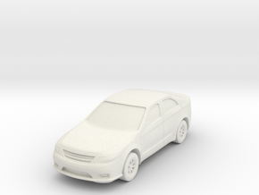 Car at 1"=8' Scale in White Natural Versatile Plastic