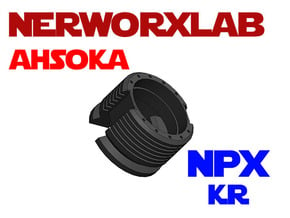 NWL Ahsoka - Neopixel pogo-pin holder Style1 in White Natural Versatile Plastic