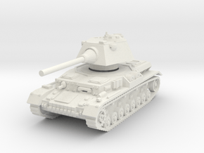 Panzer IV S 1/56 in White Natural Versatile Plastic