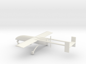 1/72 Scale  RQ-2B Pioneer Drone in White Natural Versatile Plastic