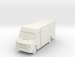 Delivery Truck At 1"=8' Scale in White Natural Versatile Plastic