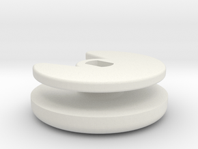 3DStick+ (3DS Circle Pad) in White Premium Versatile Plastic