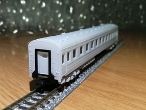 N scale compartment sleeper Type18 in Tan Fine Detail Plastic