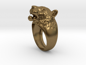 Leoparg Ring in Natural Bronze