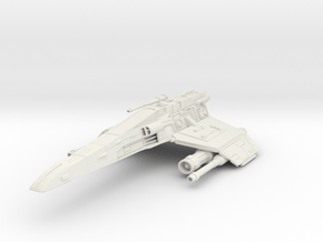 E-Wing 4" in White Natural Versatile Plastic