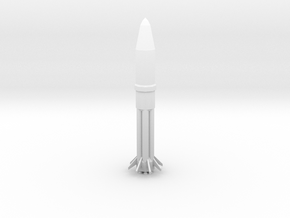 1/1000 Scale Saturn Rocket SA-204 in Tan Fine Detail Plastic