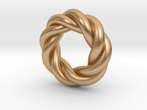 Twisted Octagram Ring RH in Natural Bronze