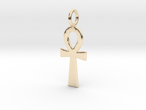 Ahnk (Smooth) in 14K Yellow Gold