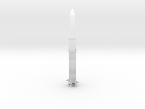 1/1000 Scale Saturn Rocket SA-513 Skylab in Tan Fine Detail Plastic