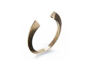 A Ring (slim) in Natural Brass: 7 / 54