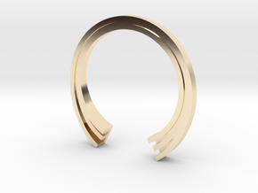 E Ring (slim) in 14K Yellow Gold: 6 / 51.5
