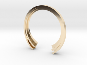 F Ring (slim) in 14K Yellow Gold: 6 / 51.5
