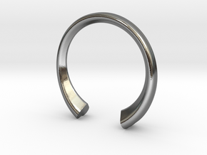 Heart Ring (slim) in Polished Silver: 6 / 51.5