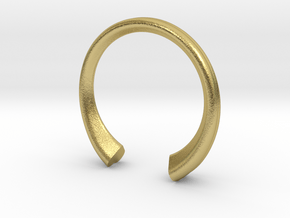 Heart Ring (slim) in Natural Brass: 8 / 56.75