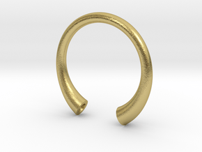 O Ring (slim) in Natural Brass: 8 / 56.75